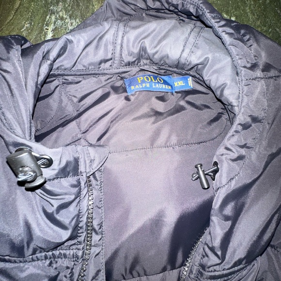 Gorgeous black hooded vest by Polo RL. - Picture 3 of 4